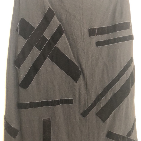 Chanel vintage skirt with velvet details - Picture 5 of 13